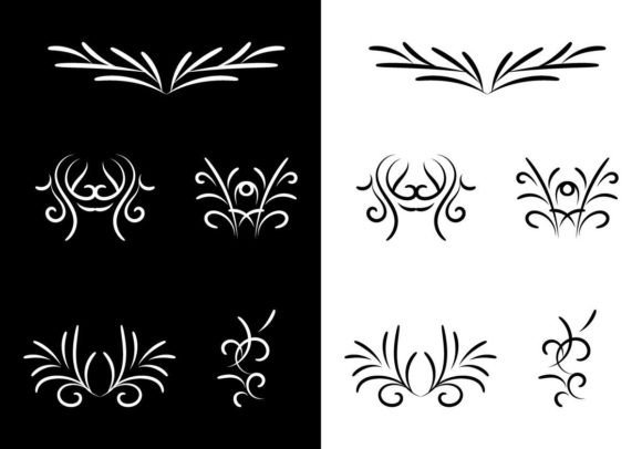Download Decorative Border in Retro Style - Retro Collection