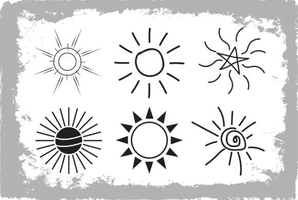 Download Sunset Hand Drawn Illustrations Vector - Illustration Collection