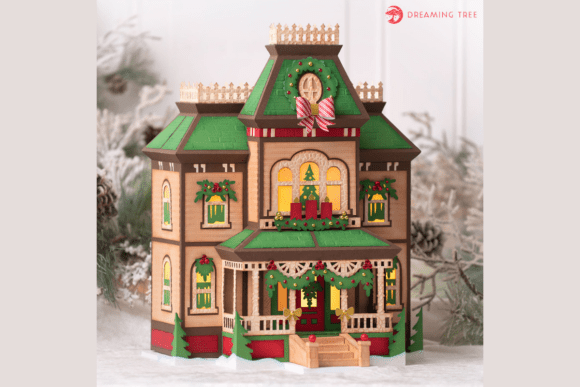 Download Bates House Christmas Elements SVG - Element Collection