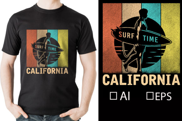 Download Surf Rider Vintage Retro Style - Retro Collection
