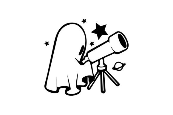 Download Hand Drawn Black Illustration Ghost Art - Illustration Collection