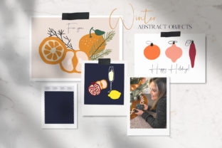 Download Winter Abstract Illustrations Set - Illustration Collection