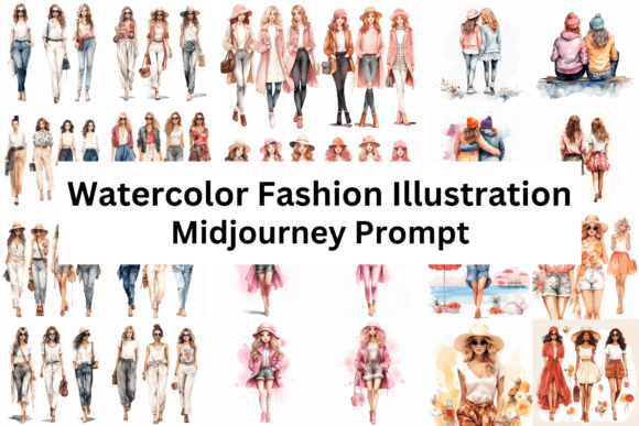 Download Fashion Watercolor Illustration - Illustration Collection