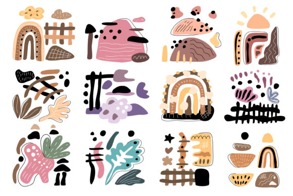 Download Abstract Boho Elements SVG - Element Collection