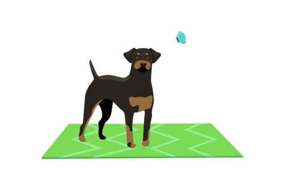 Download Dog Illustration with Cute Pose - Premium Resources