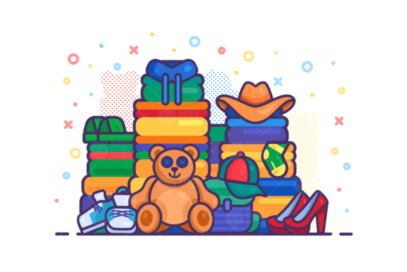 Download Textile Shopping Illustration - Premium Resources